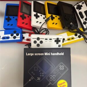 Large Screen Mini Handheld Digital Game System. Multiple Colors, NWT!